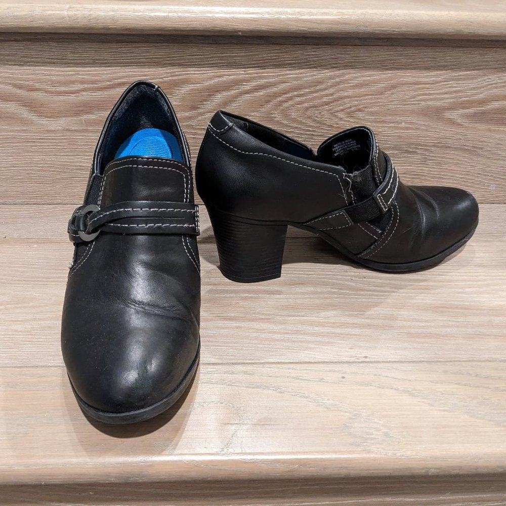 Rockport Catriona Leather Braid Bootie Size 8W